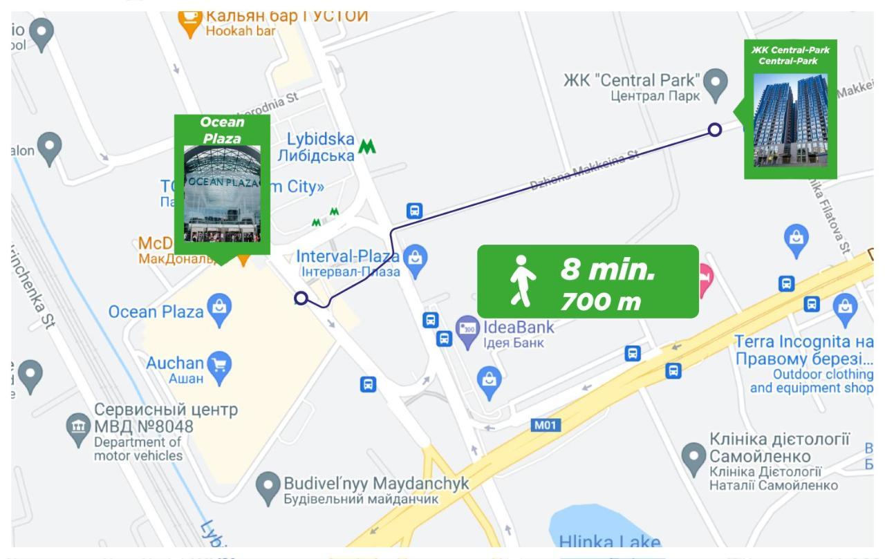 Petrovdom 11-212 In Rc Central Park Residence Complex 基輔 外观 照片